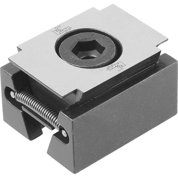 Wedge Clamp Wide, Smooth B=30, Carbon Steel Black Hardened